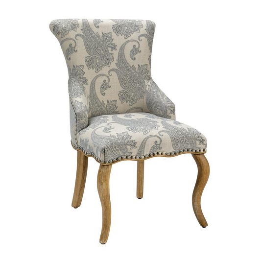 Crestview Collection Danielle Paisley Upholstered Accent Chair - Elegant and Comfortable