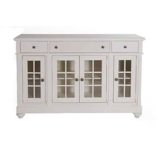 Harbor View II Dining Buffet, W66 x D19 x H42, Linen Finish - Cottage Living