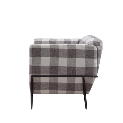 Niamey II Accent Chair - Pattern Fabric & Metal | Stylish and Comfortable