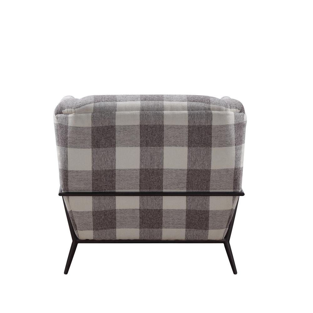 Niamey II Accent Chair - Pattern Fabric & Metal | Stylish and Comfortable