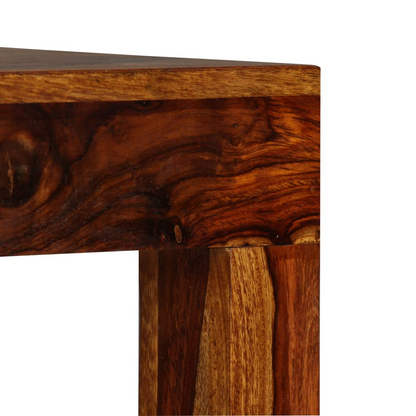 vidaXL Console Table Solid Sheesham Wood 47.2"x13.8"x29.5"