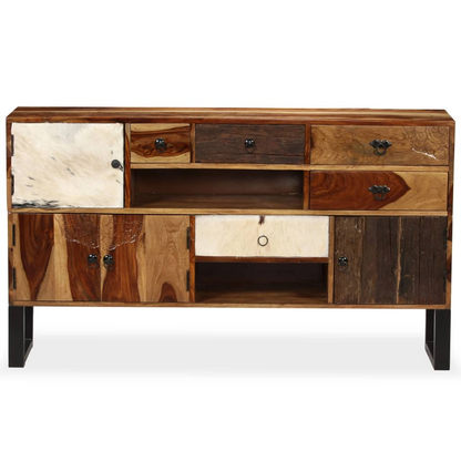 vidaXL Sideboard Solid Sheesham Wood 55.1"x11.8"x31.5"