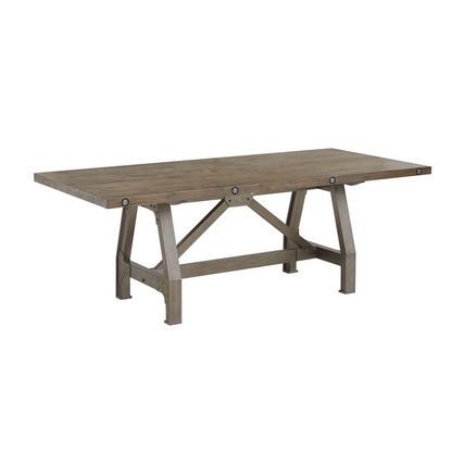 INK+IVY Lancaster Dining Table - Industrial Inspired Design