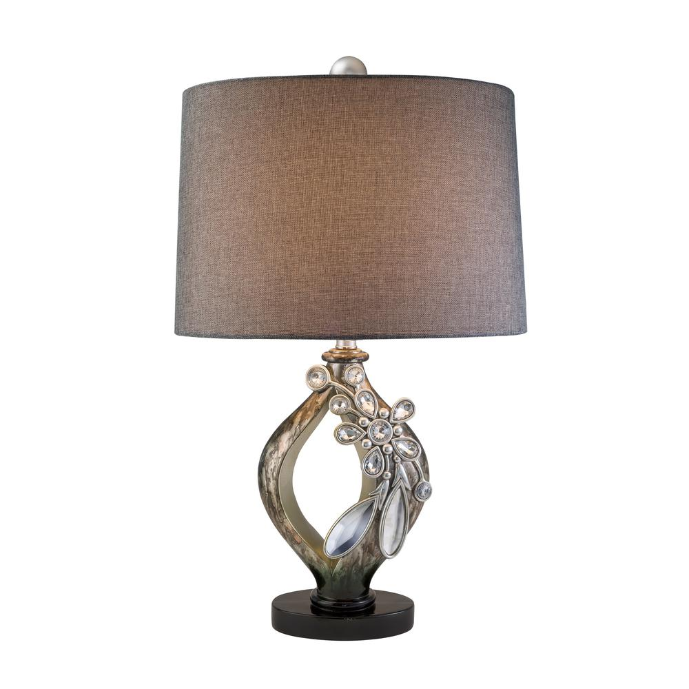 Belleria Table Lamp - Elegant Hand Painted Design for Nightstands and Side Tables