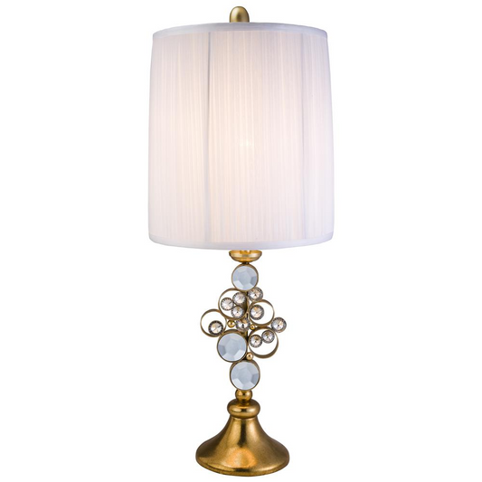 Glimmer Of Gold Table Lamp - Elegant Hand Painted Design | OK Lighting