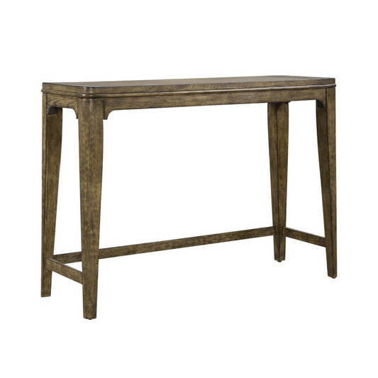 Liberty Furniture Ashford Brown Console Bar Table - Modern Rustic Style