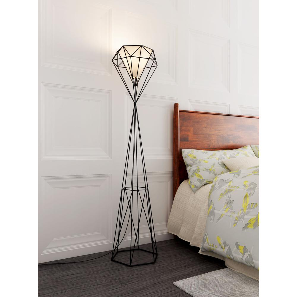 Delancey Floor Lamp Black - Modern Architectural Design | Home Lighting