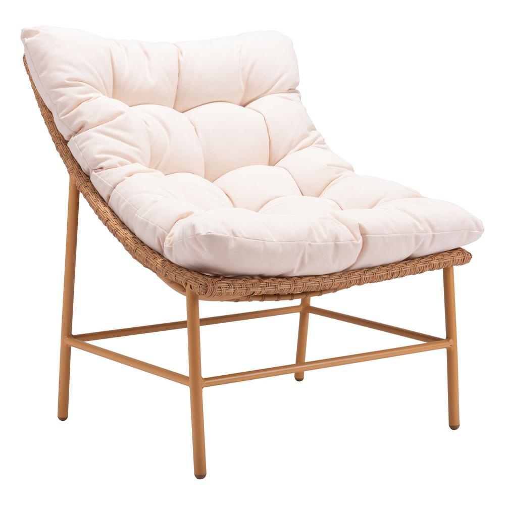 Merilyn Accent Chair Beige & Natural - Outdoor Comfort and Style