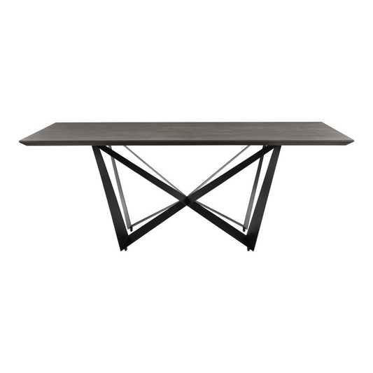 Brolio Dining Table Charcoal - Sleek and Functional | Made in India