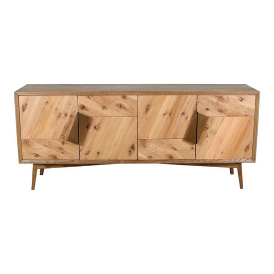 CHARLTON SIDEBOARD | Solid Oak Credenza | Spacious Storage