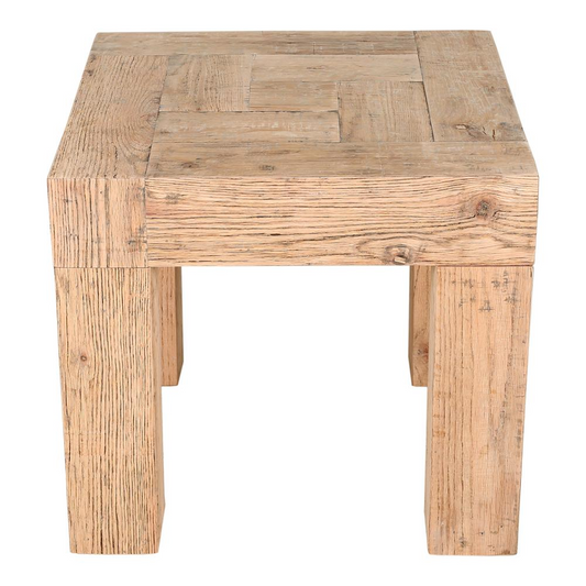 EVANDER SIDE TABLE - Solid Reclaimed Oak | Modern Design