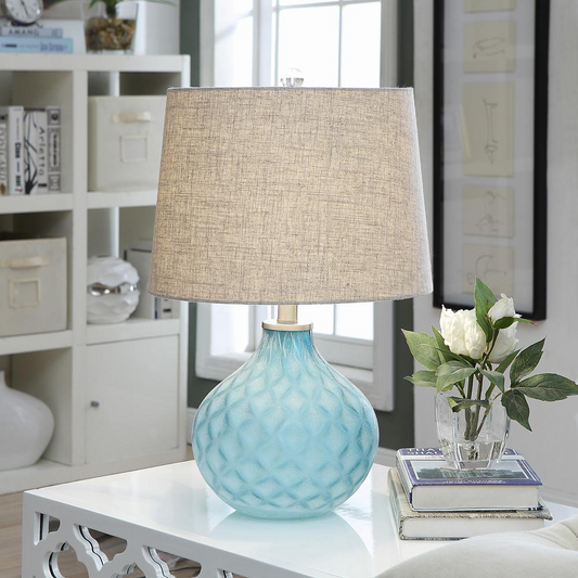 Crestview Collection 22" TH Glass Table Lamp - Elegant Lighting for Any Room