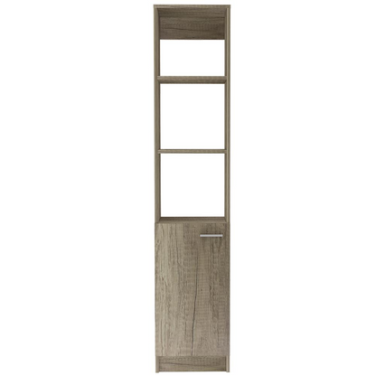 Leben Linen Cabinet Weathered Oak - Stylish and Functional Storage Solution