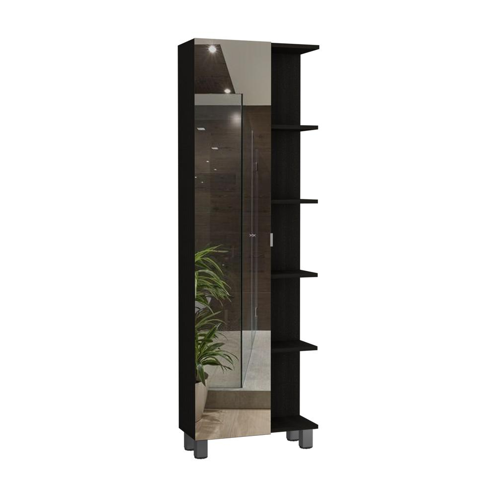 Venus Mirror Linen Cabinet - Modern Storage Solution for Bathroom, Kitchen, Bedroom, or Garage