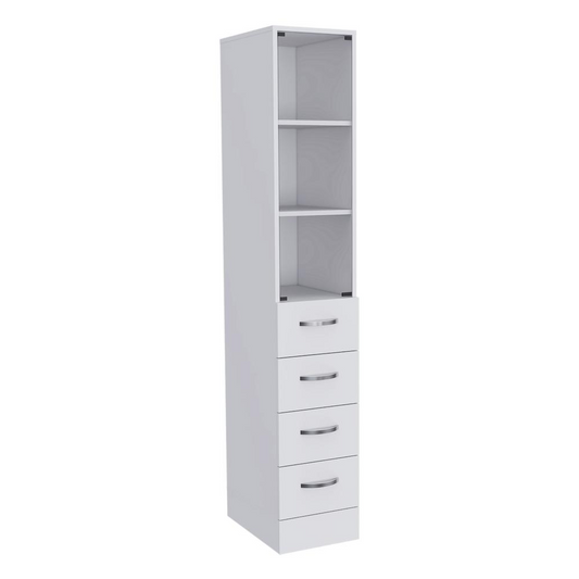 Magna Linen Cabinet-White - Maximize Bathroom Storage Space