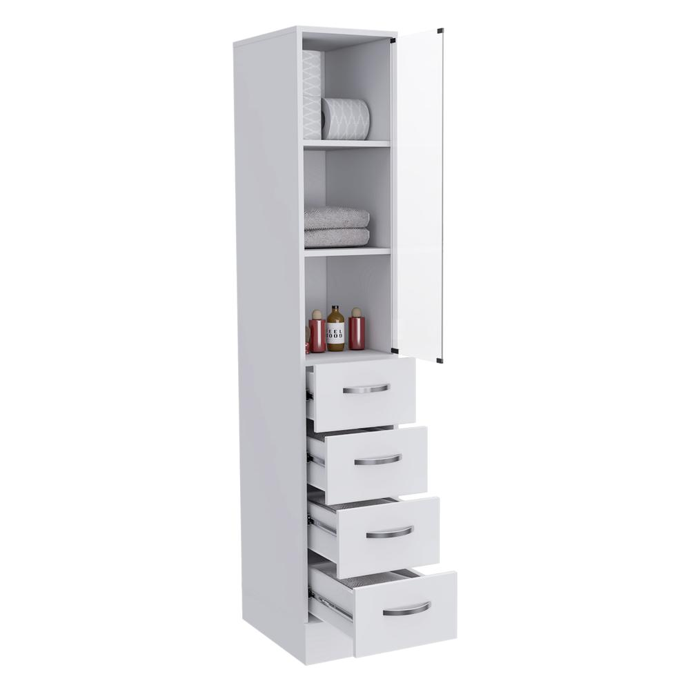 Magna Linen Cabinet-White - Maximize Bathroom Storage Space