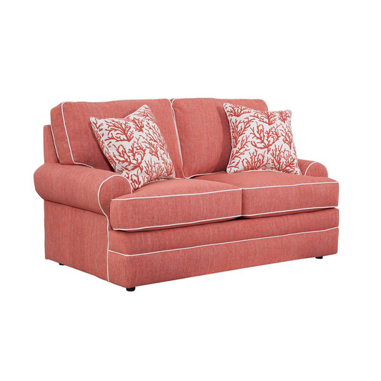 American Furniture Classics Coral Springs Loveseat with Two Matching Pillows