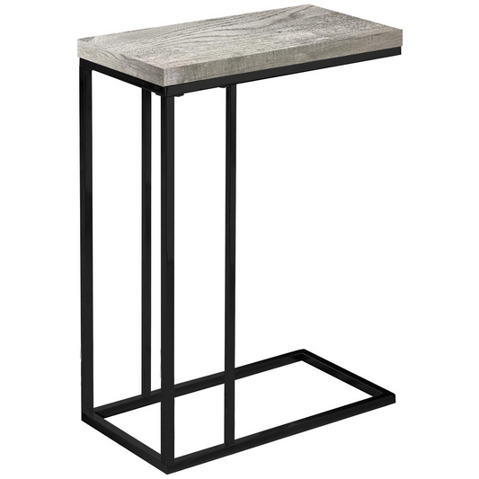 Accent Table, C-shaped, End, Side, Snack, Living Room, Bedroom