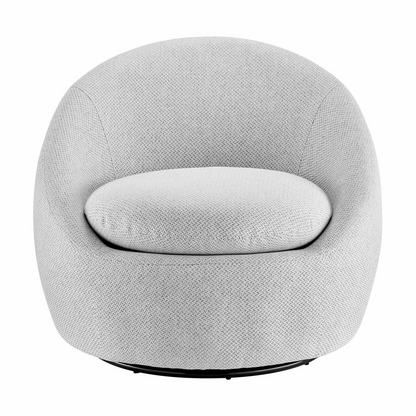 Adelmo Fabric Swivel Accent Chair - Modernist's Dream Lounge Chair