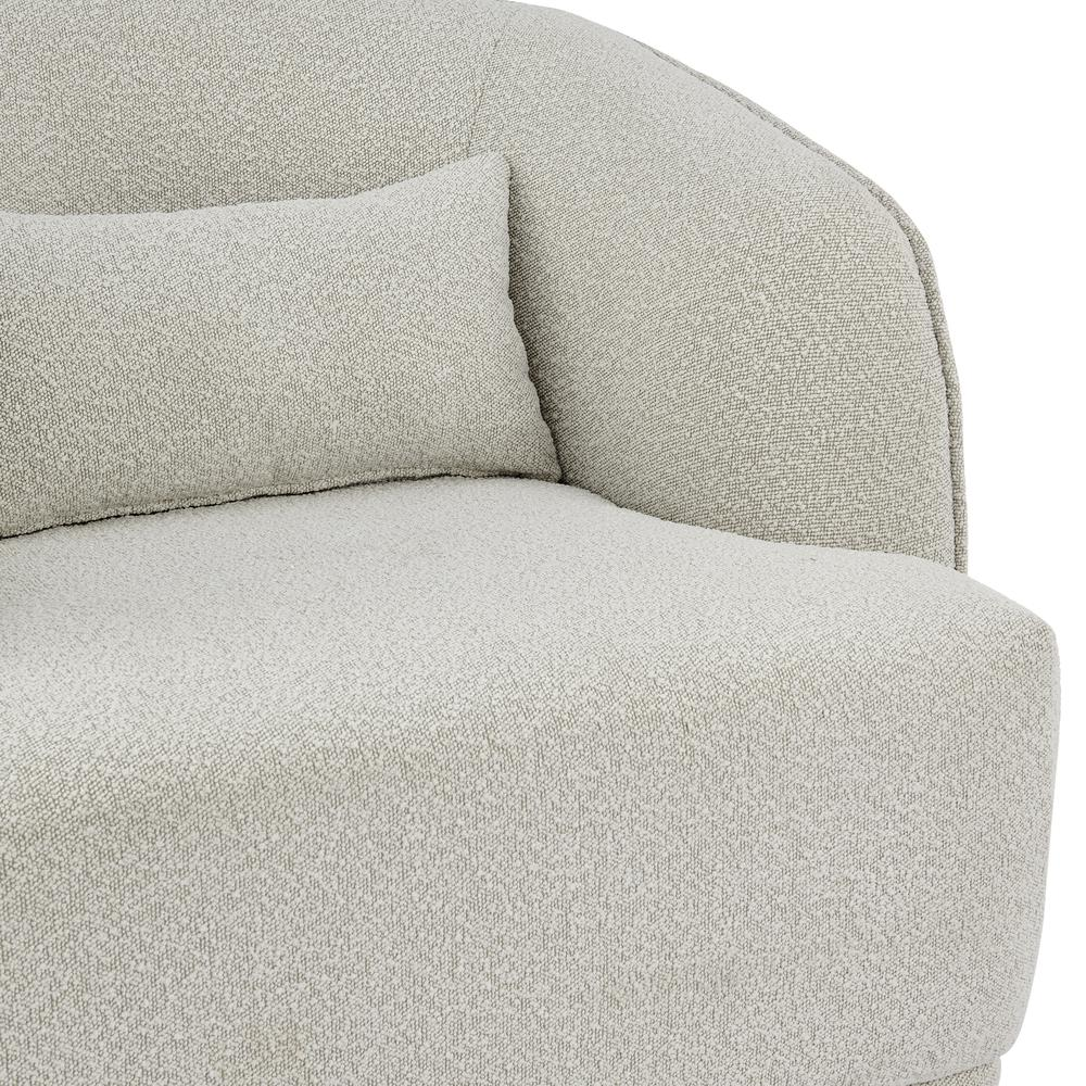 Steward Fabric Swivel Accent Chair - Modern Style, Comfortable Design