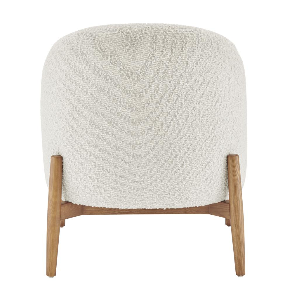 Adriana Fabric Accent Chair with Walnut Legs - Modern, Stylish, and Comfortable