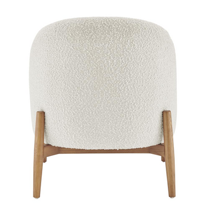 Adriana Fabric Accent Chair with Walnut Legs - Modern, Stylish, and Comfortable