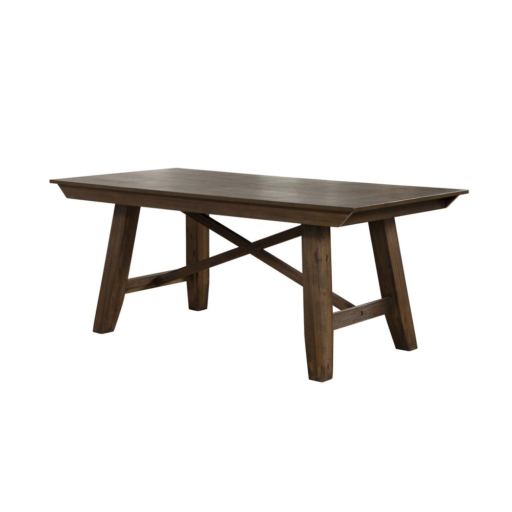 Brayden Dining Table - Transitional Style Acacia Wood Table