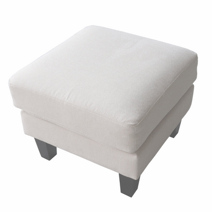 Fabric Ottoman Beige - Stylish and Comfortable | Buy Now