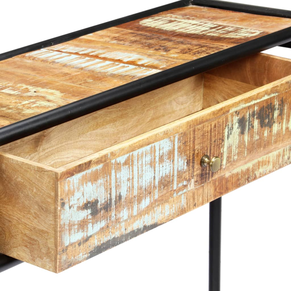 vidaXL Console Table 46.5"x11.8"x29.5" Solid Reclaimed Wood - Vintage Charm for Your Interior