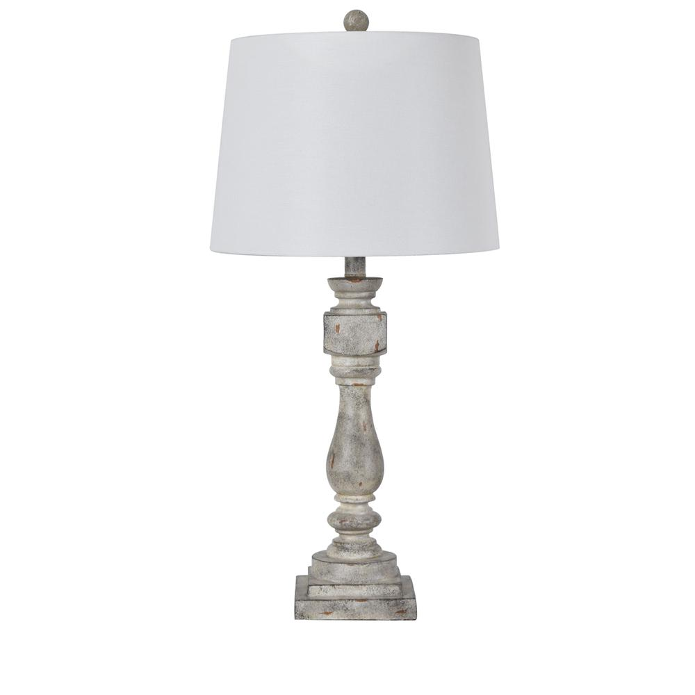 29" Poly Resin Table Lamp - Stylish Lighting for Your Home