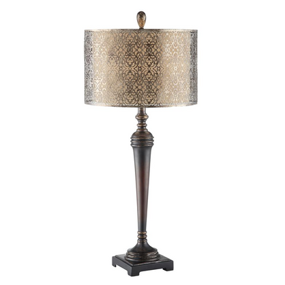 West Mire Table Lamp - Classical Silhouette with Rich Bronze Metal Finish