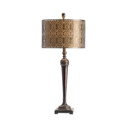 West Mire Table Lamp - Classical Silhouette with Rich Bronze Metal Finish