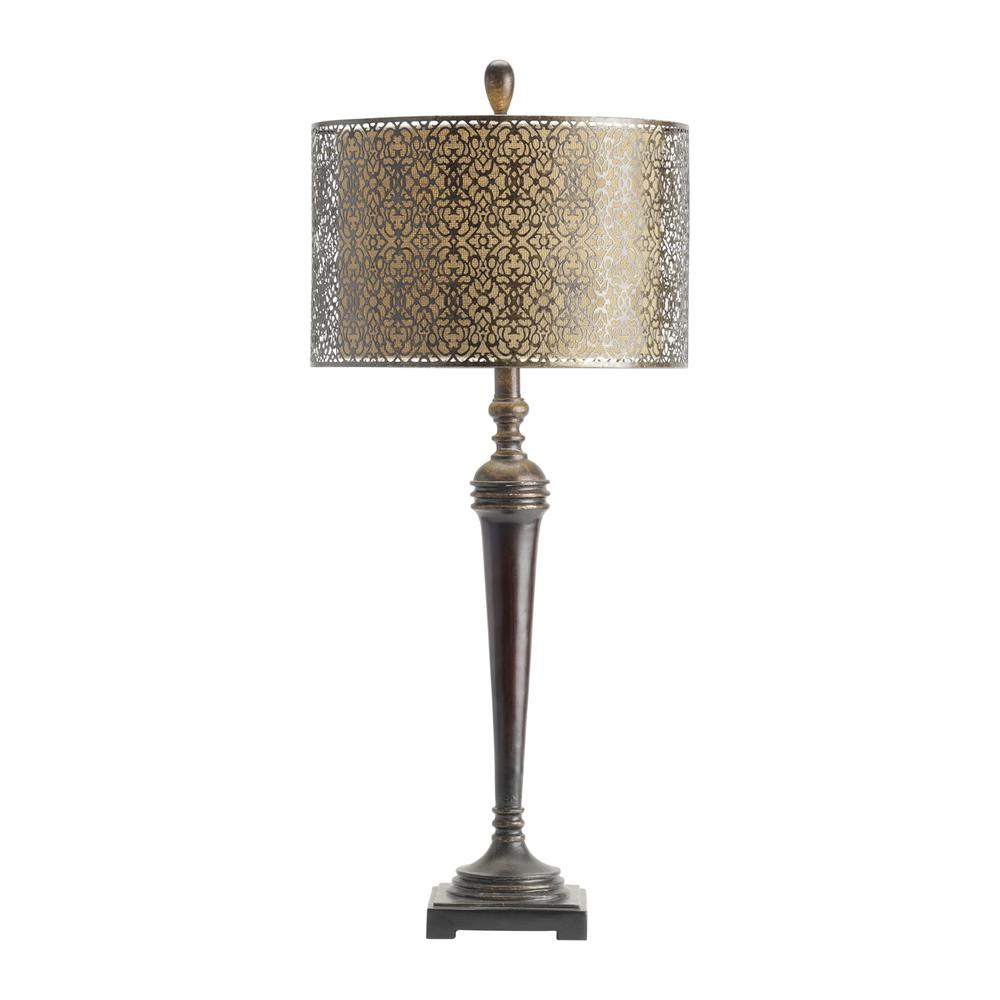 West Mire Table Lamp - Classical Silhouette with Rich Bronze Metal Finish