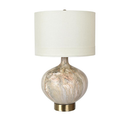 Sumner Table Lamp - 27.5" Ceramic and Metal Lamp for Interior Use