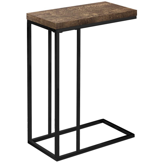 Upgrade Your Home with this Stylish Accent Table - Modern C-Shaped Accent Table for Snacks, Drinks, and Decor