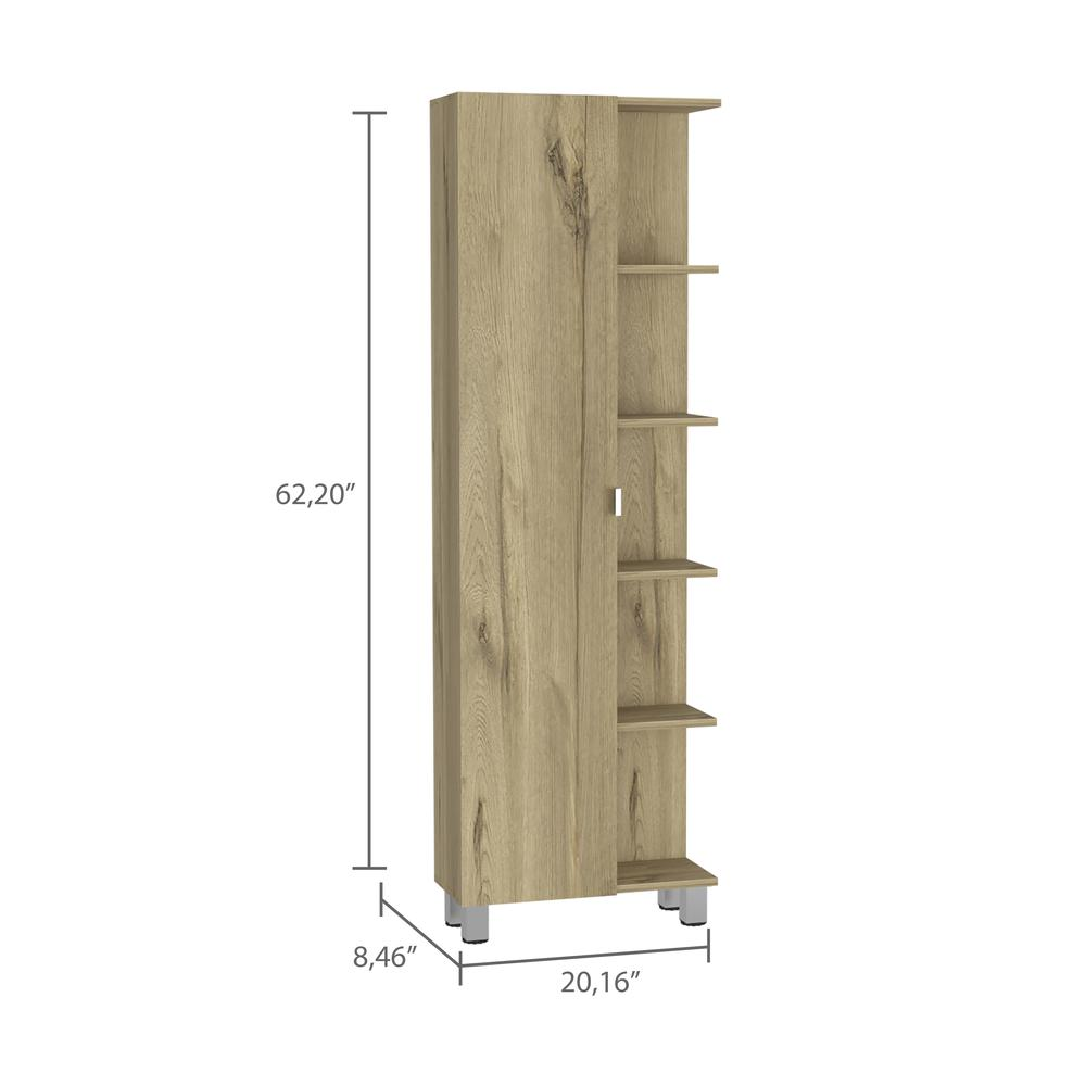 Venus Linen Cabinet - Light Oak | Modern Storage Solution