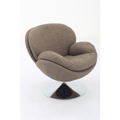 Relax-R™ Strand Leisure Accent Chair in Khaki Fabric - Comfort and Style Combined