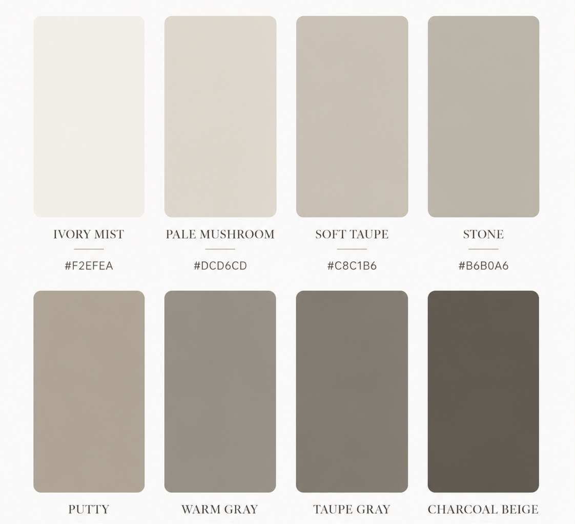 Color that makes a room look expensive
