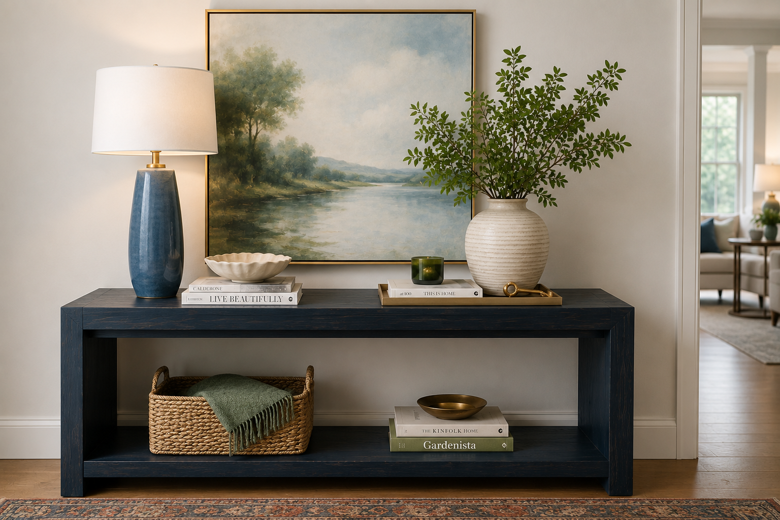 How to style a console table