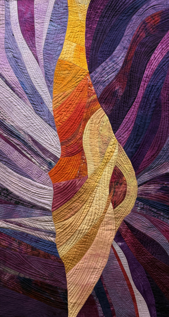 “Mother Earth” by Barbara Behrmann, 2026. 42.5” x 23.5” 